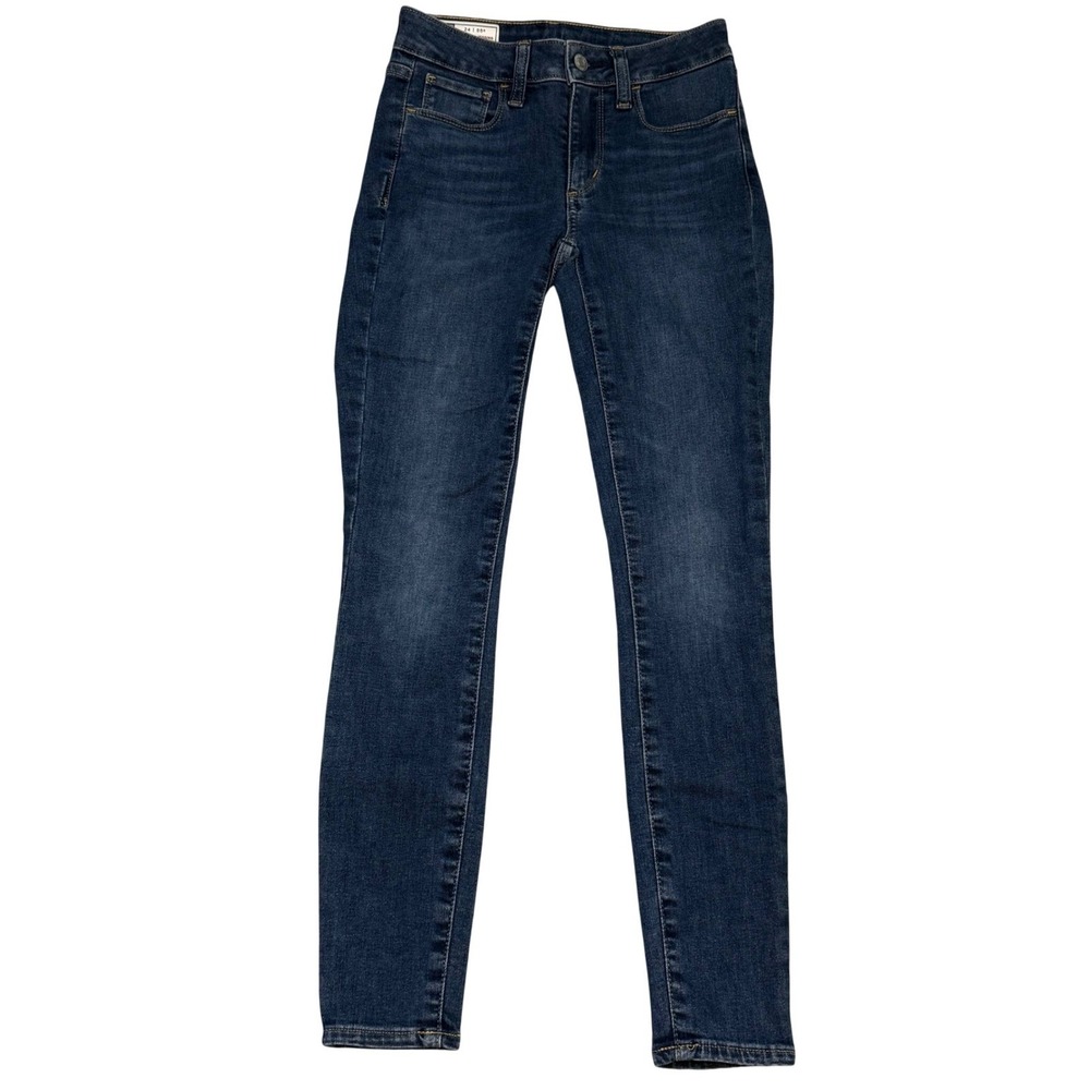 GAP Universal Jeggings Mid Rise Dark Wash Skinny Jeans Womens Size 24‎